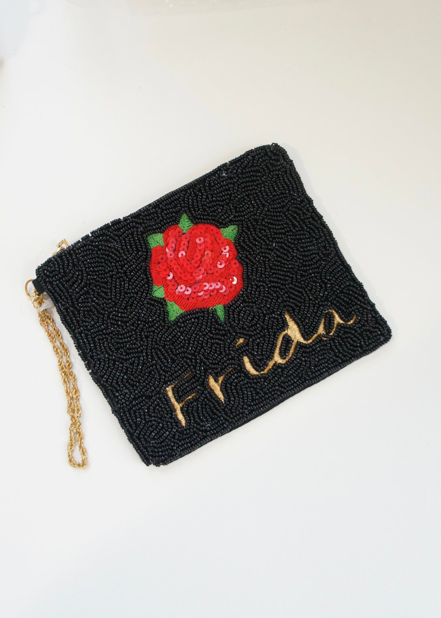 Frida Rose Pouch Bag