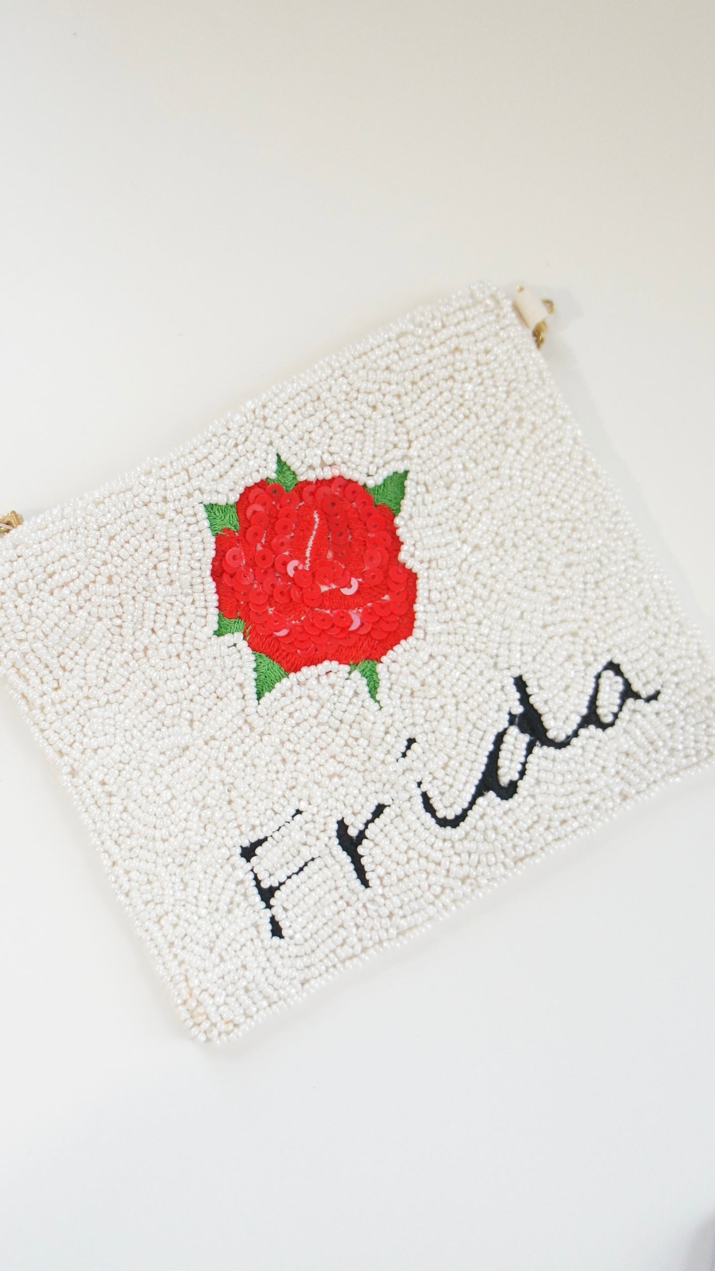 Frida Rose Pouch Bag