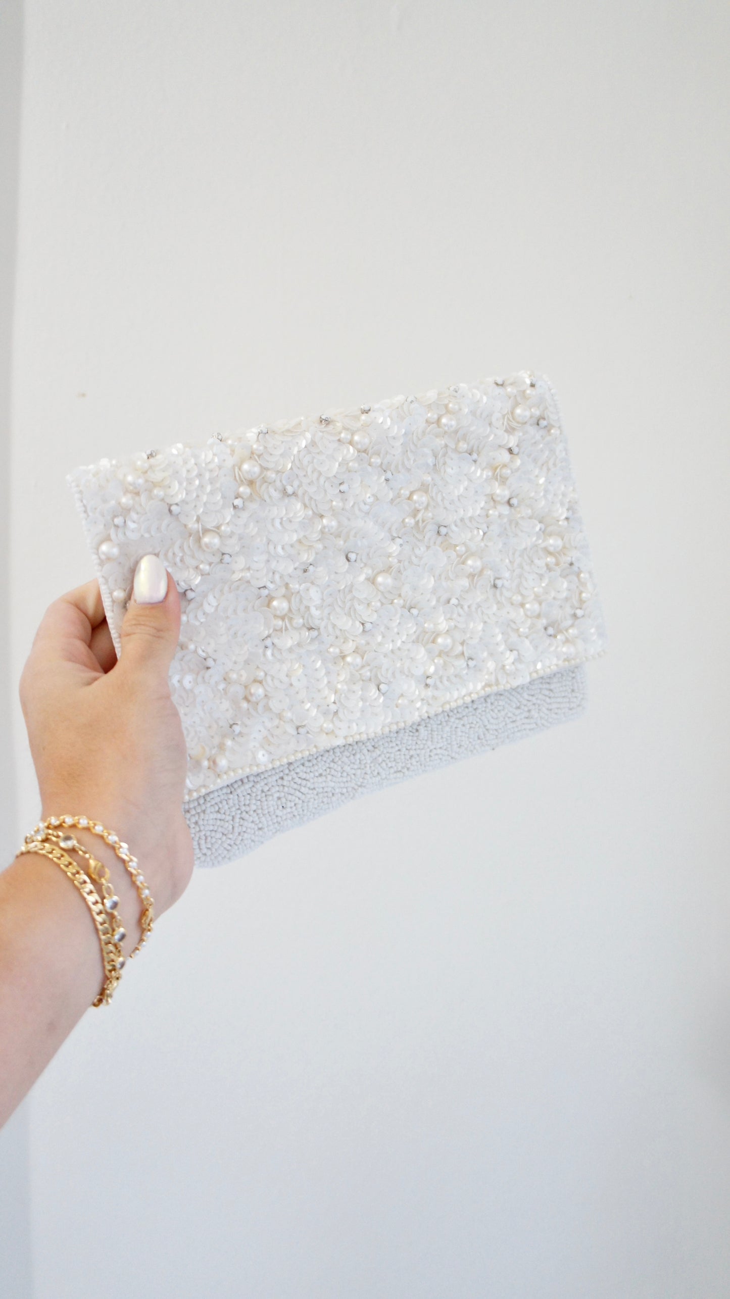 Pearl Embellished Beaded Bags