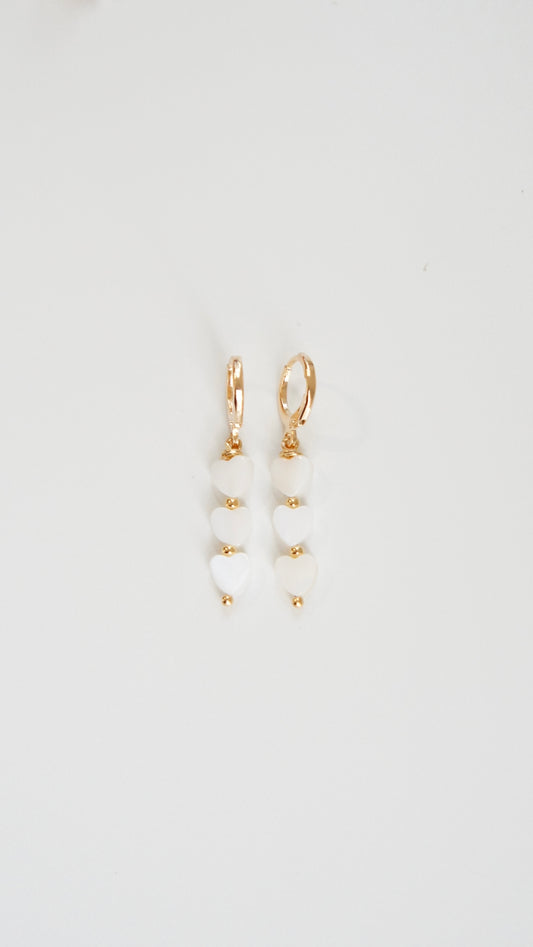 Nessa Heart Drop Earrings