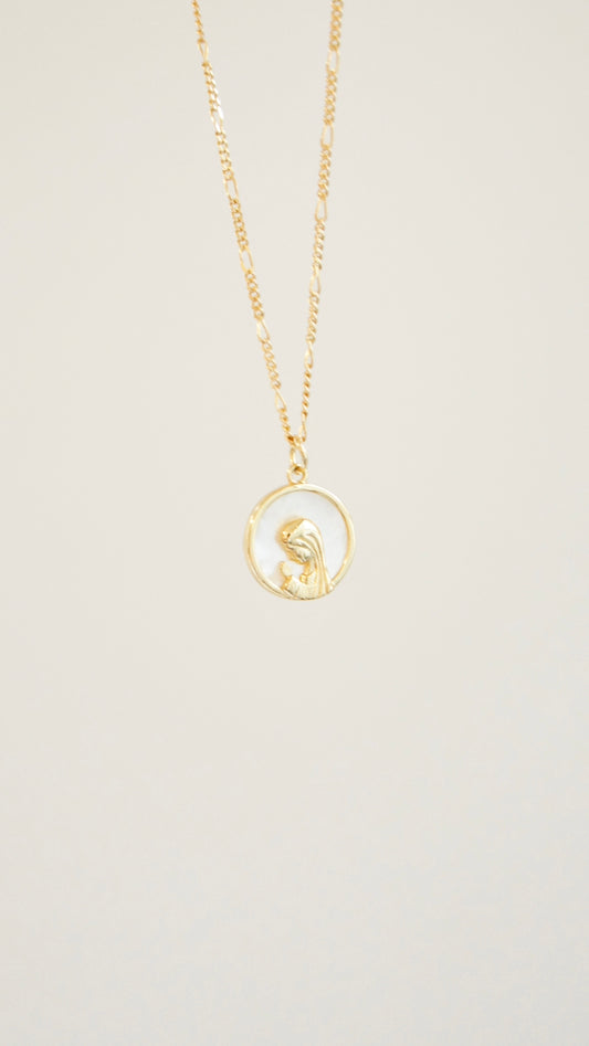 Praying Girl Necklace