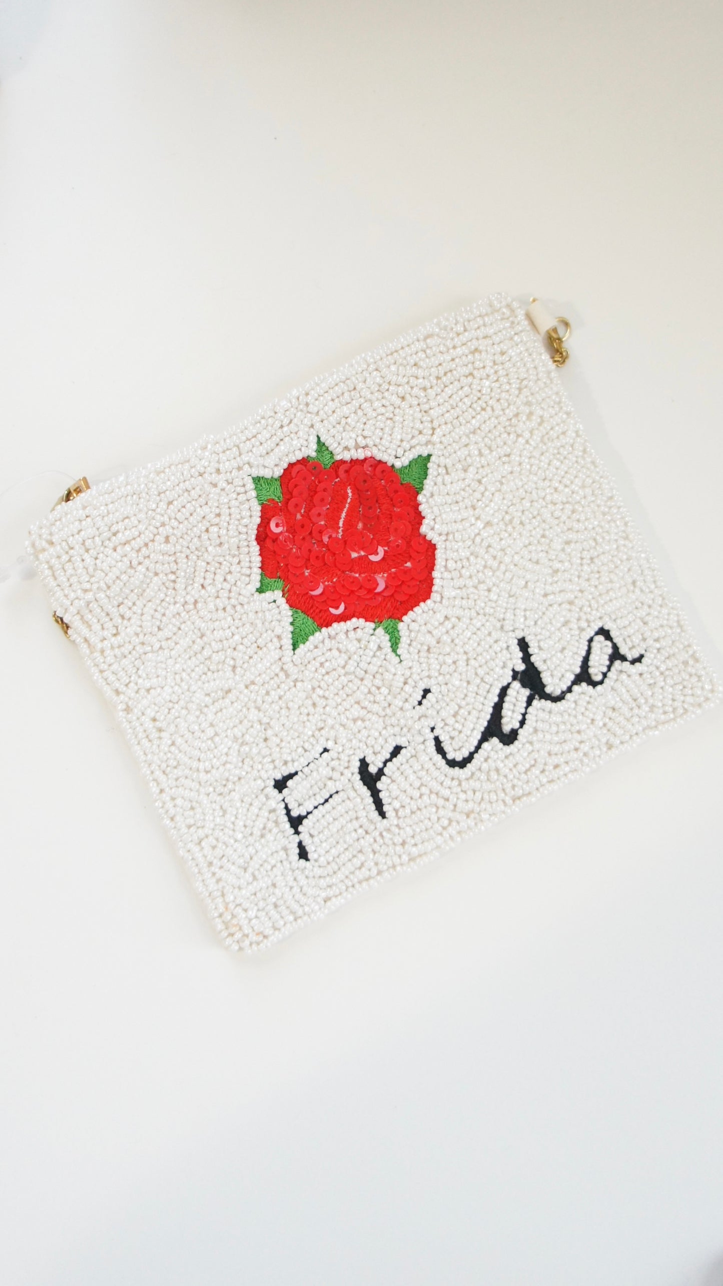 Frida Rose Pouch Bag