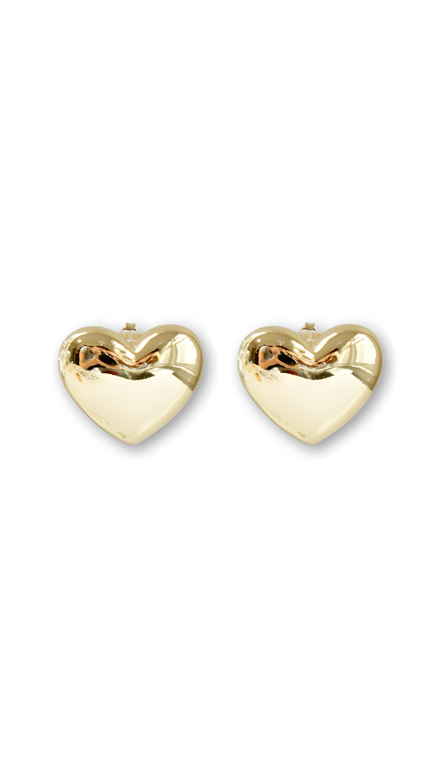 Mila Heart Studs