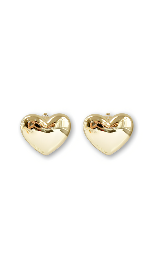 Mila Heart Studs