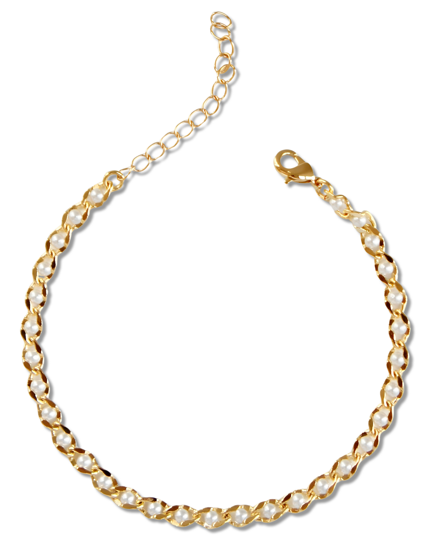 Lourdes Pearl Chain Bracelet