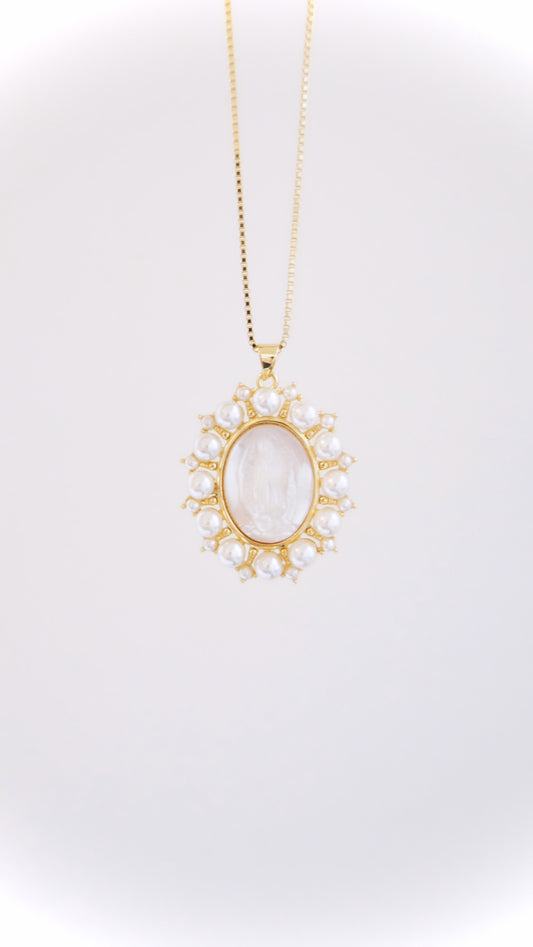 St Mary Pearl Necklace