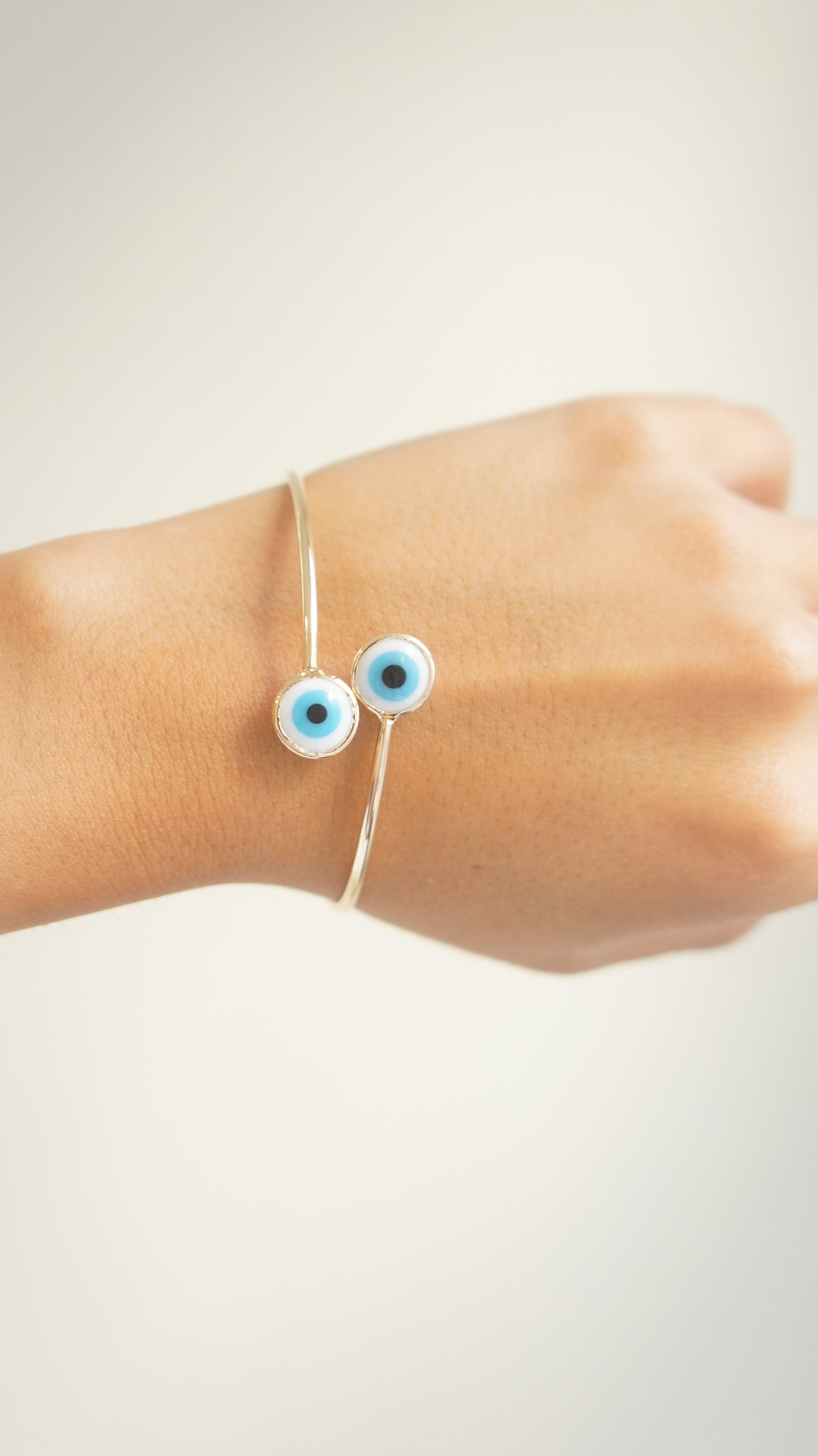 Evil Eye Bangle Bracelet